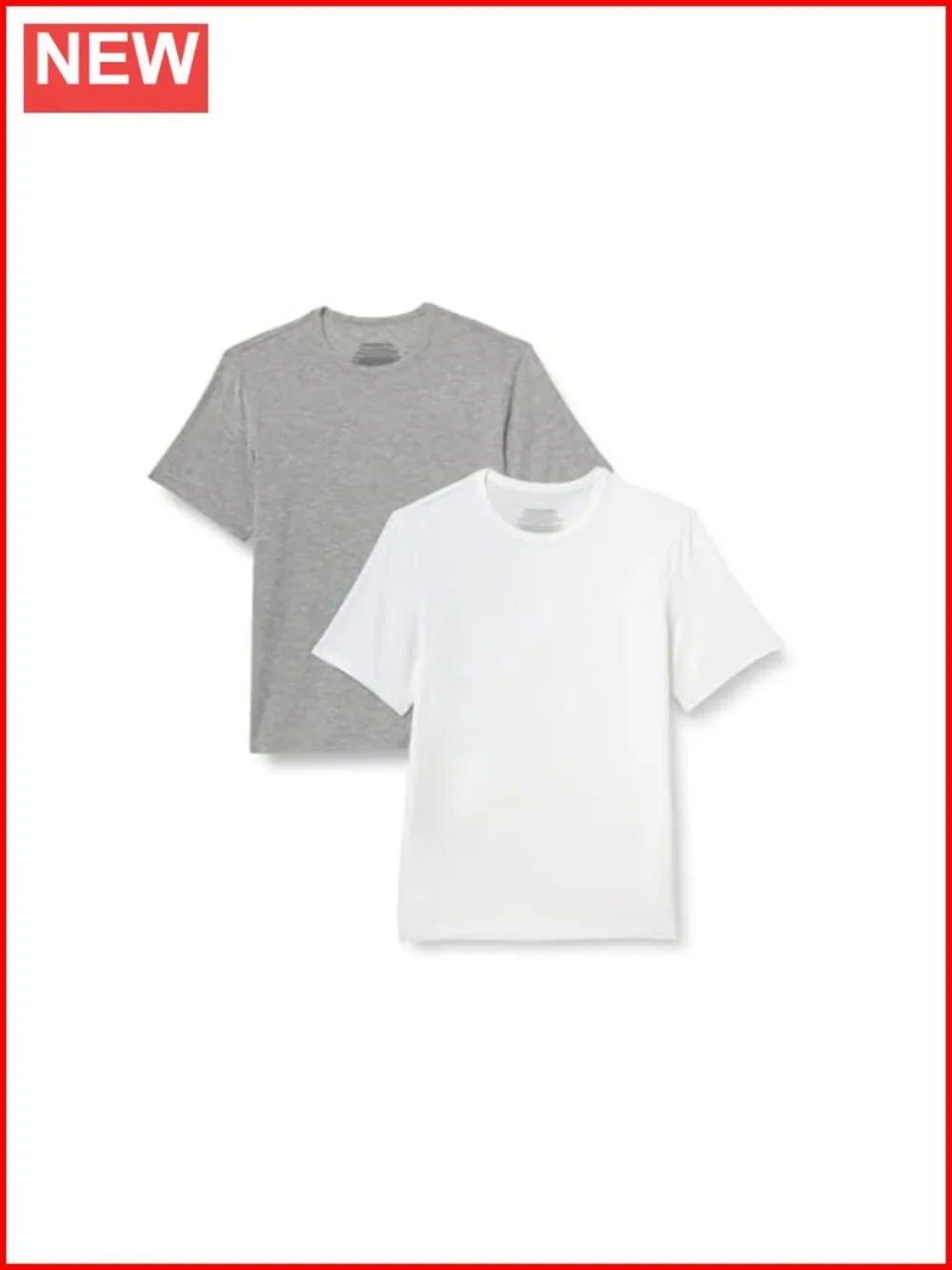 Super Soft Modal Short Sleeve Undershirt Pack of 2 Slim Fit Crew Neck